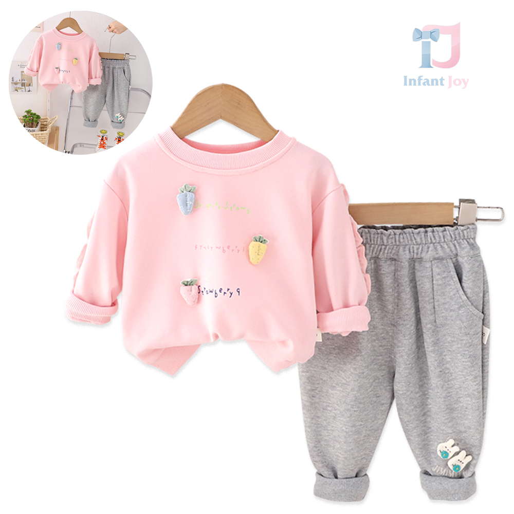 Set de 2 piese Yumm Strawberry Pink