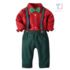Set formal, de Crăciun, 3 piese, cu papion și bretele Christmas Color Dots