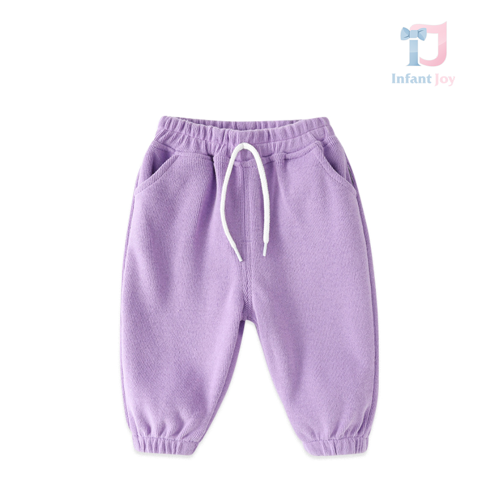 Pantaloni sport din tricot fin Comfy Winter Violet