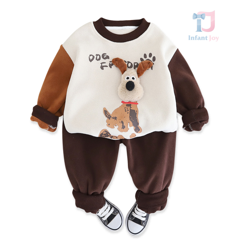 Set polar de 2 piese, moale cu element 3D My Bestfriend