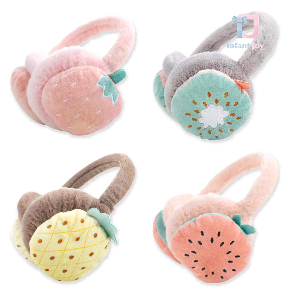 Casti Calduroase Iarna Protectie Urechi Pufoase Tutti-Frutti – 4 culori