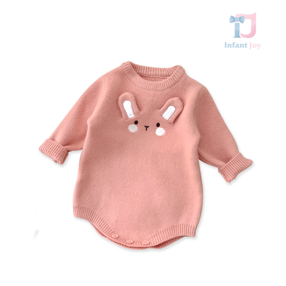 Corp premium din tricotat de înaltă calitate cu elemente 3D Cute Bunny