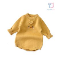 Corp premium din tricotat de înaltă calitate cu elemente 3D Cute Chicken