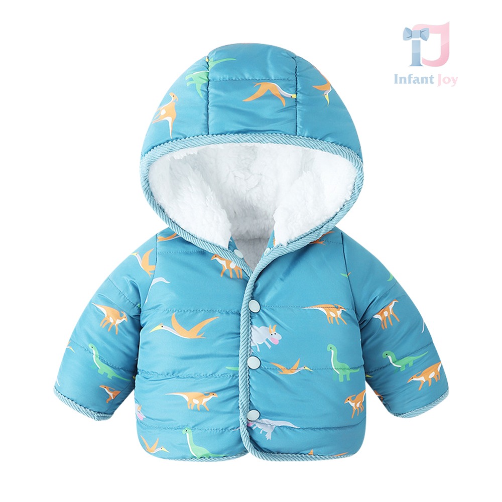 Jachetă impermeabilă cu pluș Dinosaur