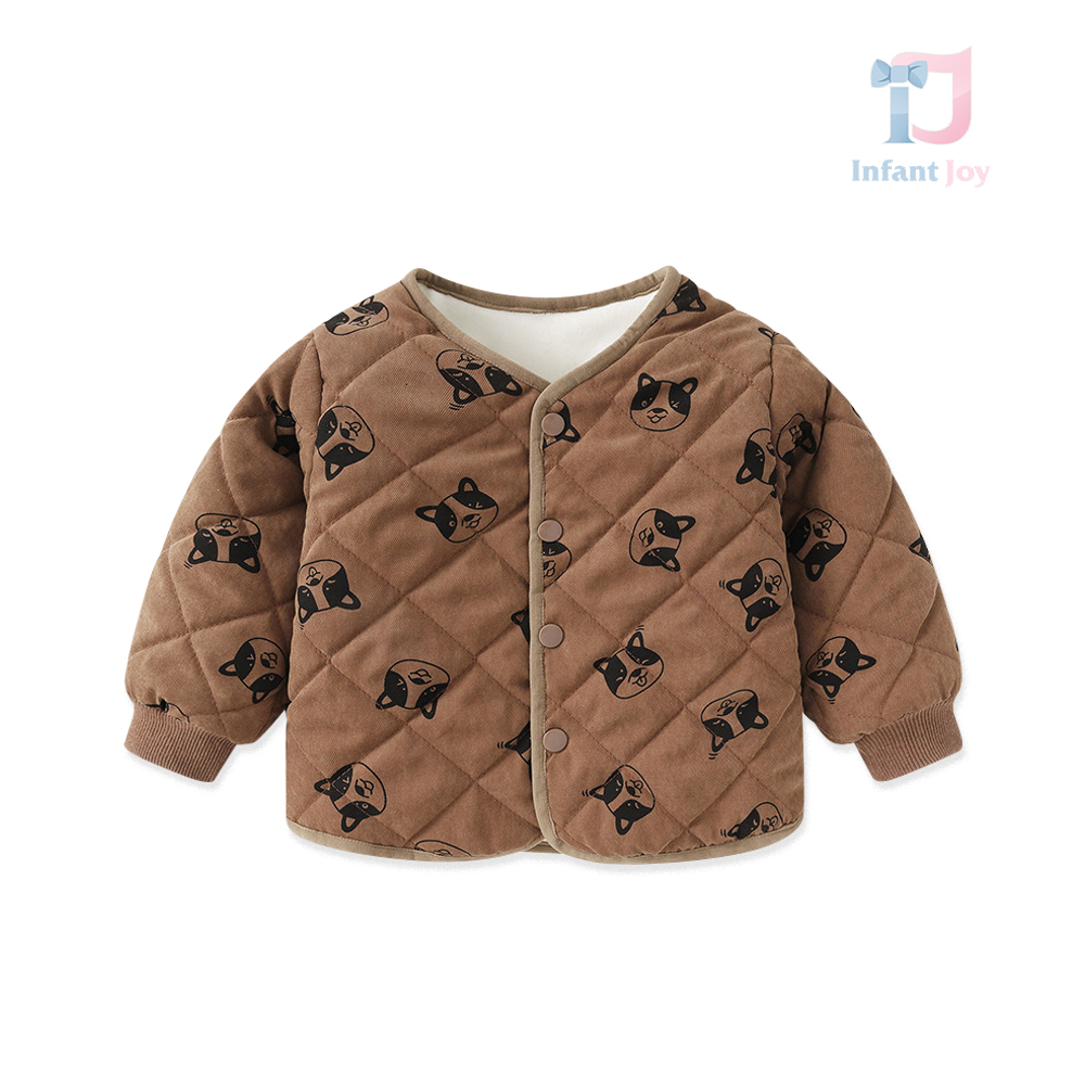 Jachetă de tranziție față-verso, cu căptușeală Brown Frenchie