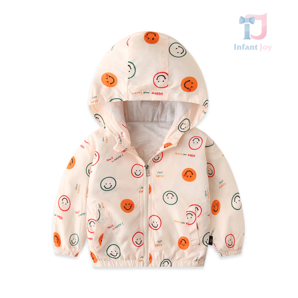 Jachetă cu glugă Smiley