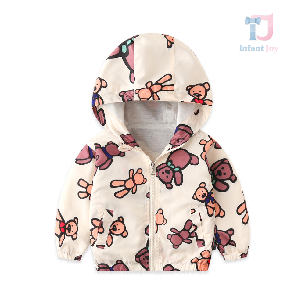 Jachetă cu glugă Teddy Bears