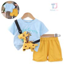 Set de 3 piese cu pandantiv Cute Giraffe