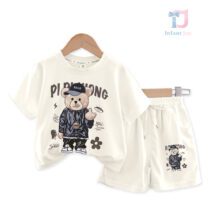Set de 2 piese cu pantaloni scurți Hip-Hop Bear