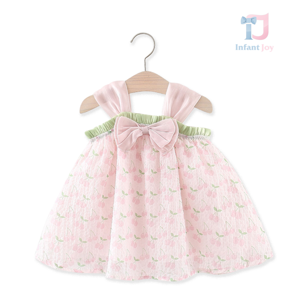 Rochie cu bretele frumoase, tul și organza Cherry Juice