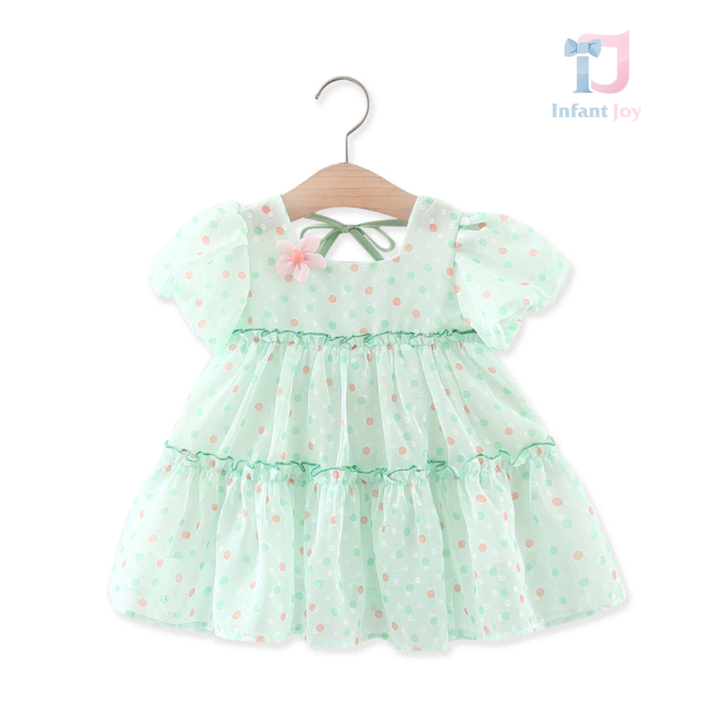 Rochie cu tul și broșă Green Euphoria