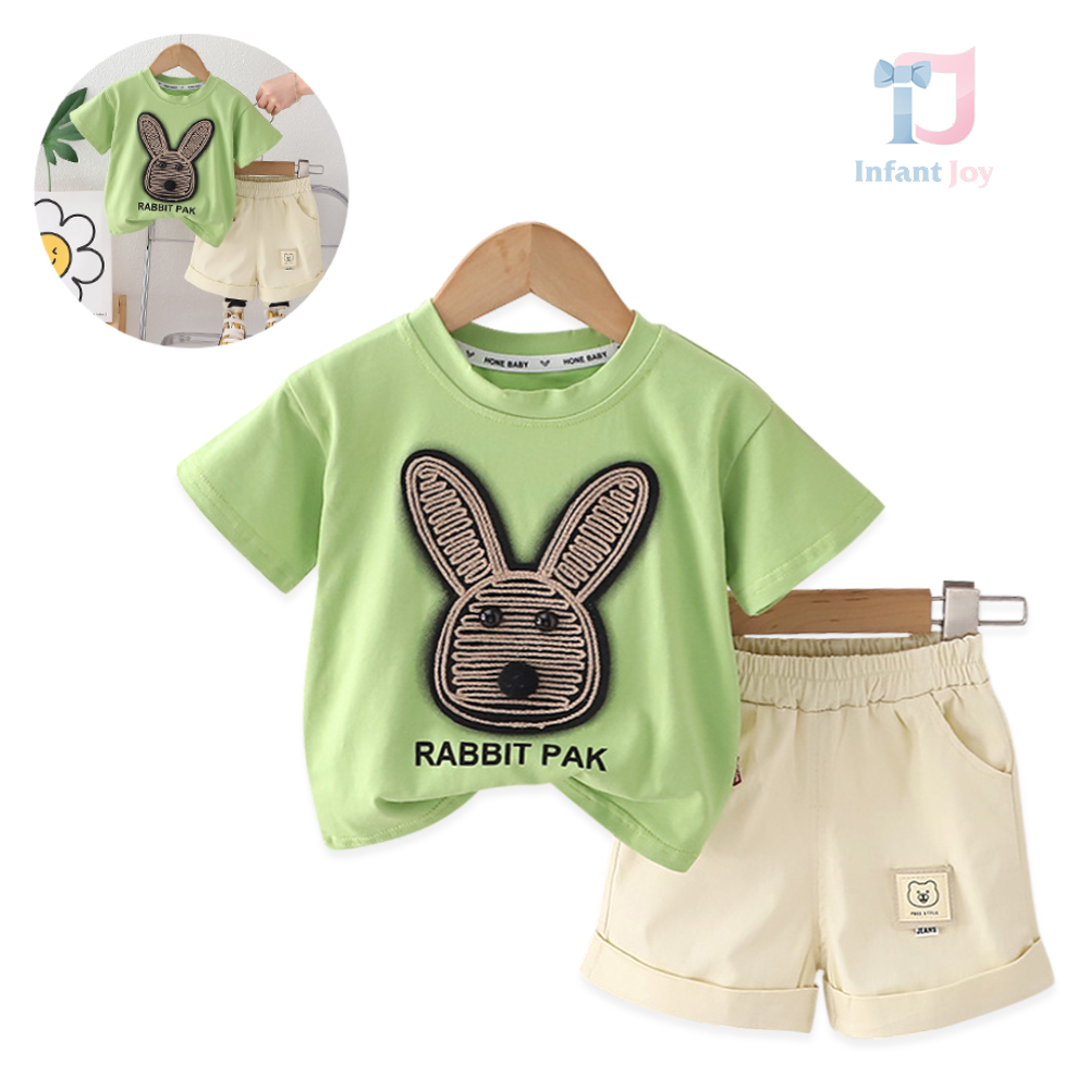 Set de 2 piese cu pantaloni scurți Rabbit Pak Green