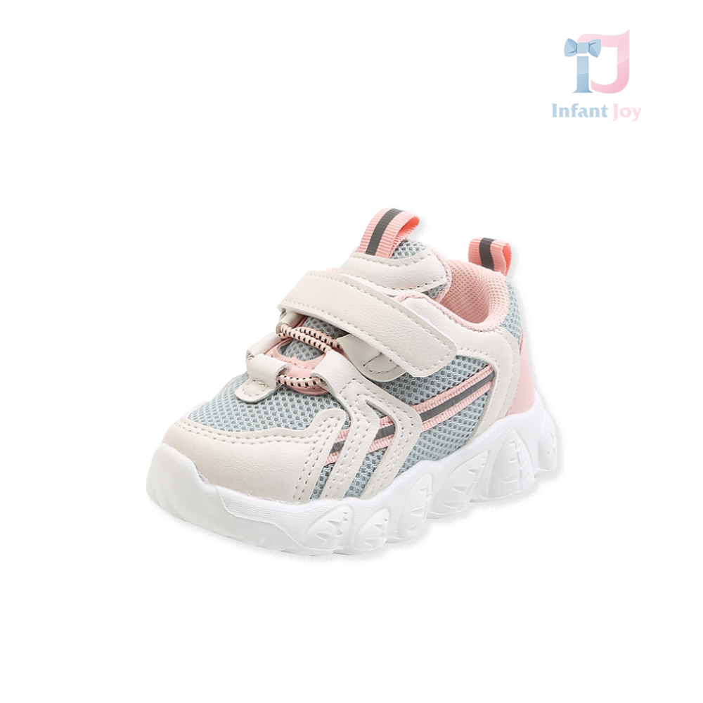 Pantofi sport cu închidere cu velcro Pink & Grey Hammer