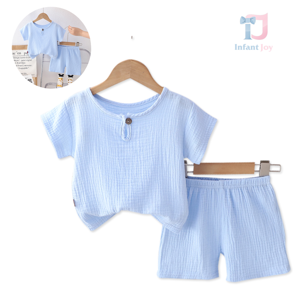 Set muselina de 2 piese Cool Skyblue Vibe
