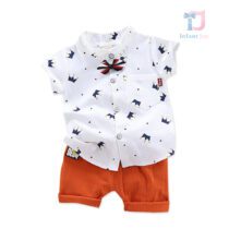Set sportiv-elegant de 3 piese Rebel Crown White