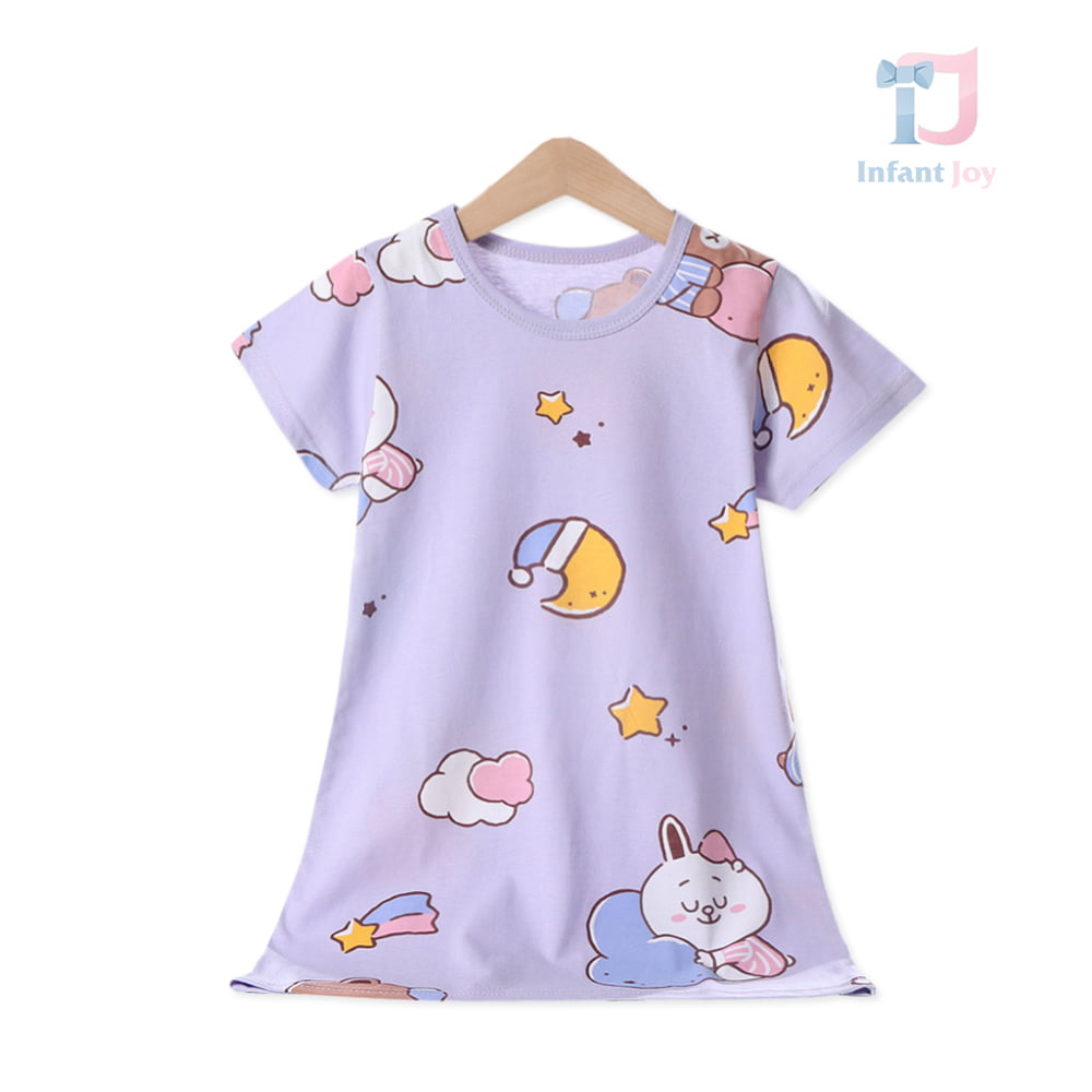 Cămașă de noapte cu mânecă scurtă Dreamy Bunny