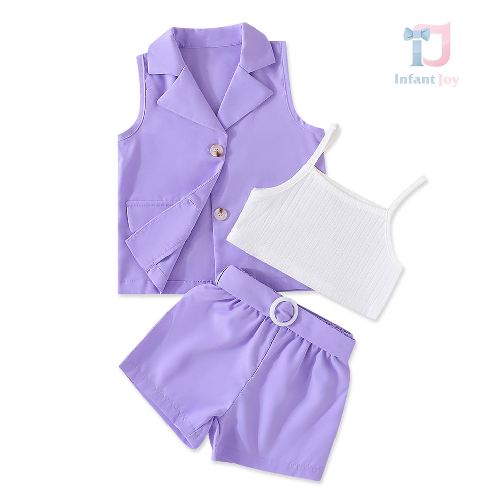 Set elegant de 4 piese cu vesta Stylish Muse Purple