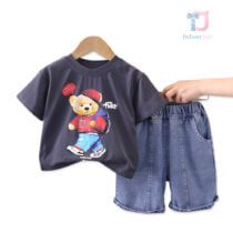 Set de 2 piese cu pantaloni scurti din denim Stay in Style