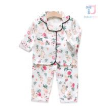 Set de pijama de muselina Garden Bunny – 2 piese
