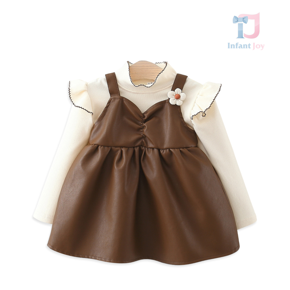 Set oficial de 2 piese cu cămașă cu bucle și rochie din piele Premium Solar Class