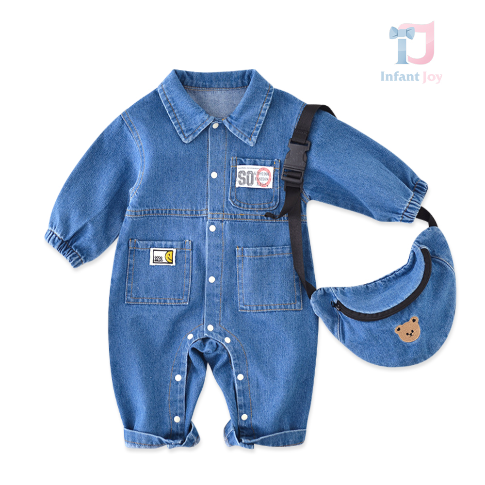 Salopetа din denim Blue Dream Bear