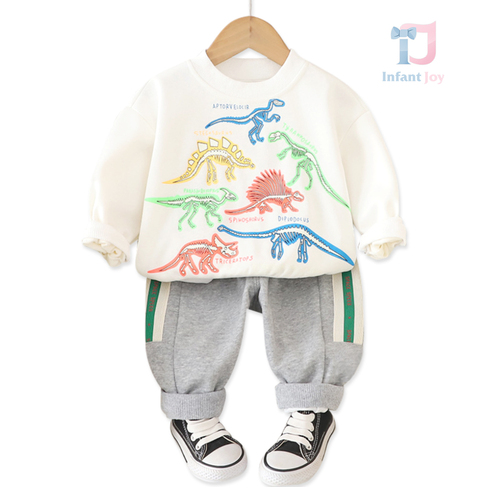 Set de 2 piese cu elemente ștanțate și margini spectaculoase Dino Paleontology