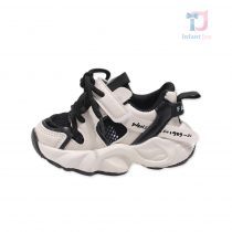 Mesh, Pantofi sport/adidași cu șireturi și velcro Dynamic Motion Black & White