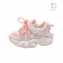 Mesh, Pantofi sport/adidași cu șireturi și velcro Dynamic Motion Pink