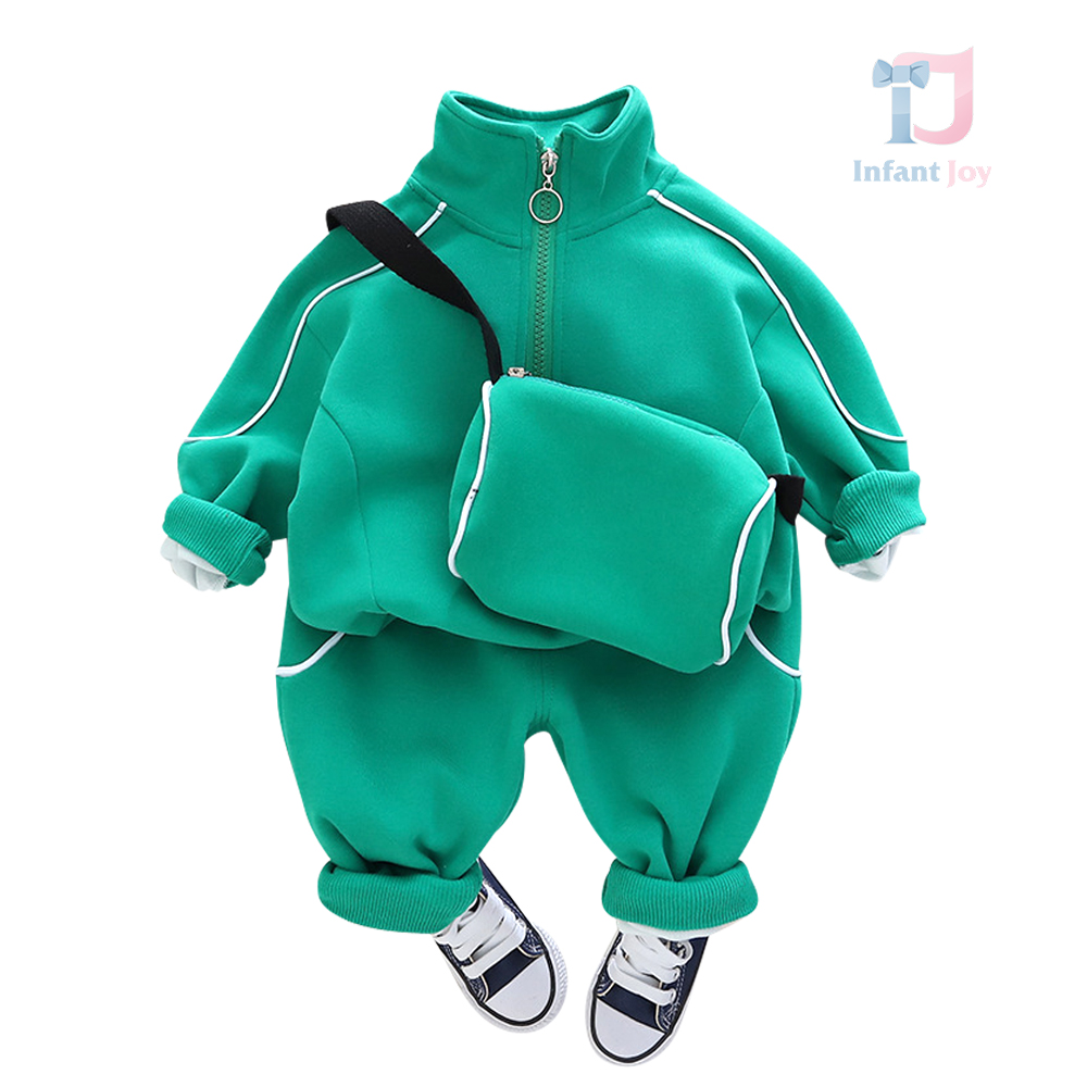 Set sport de 3 piese cu geanta de umar Green Pose