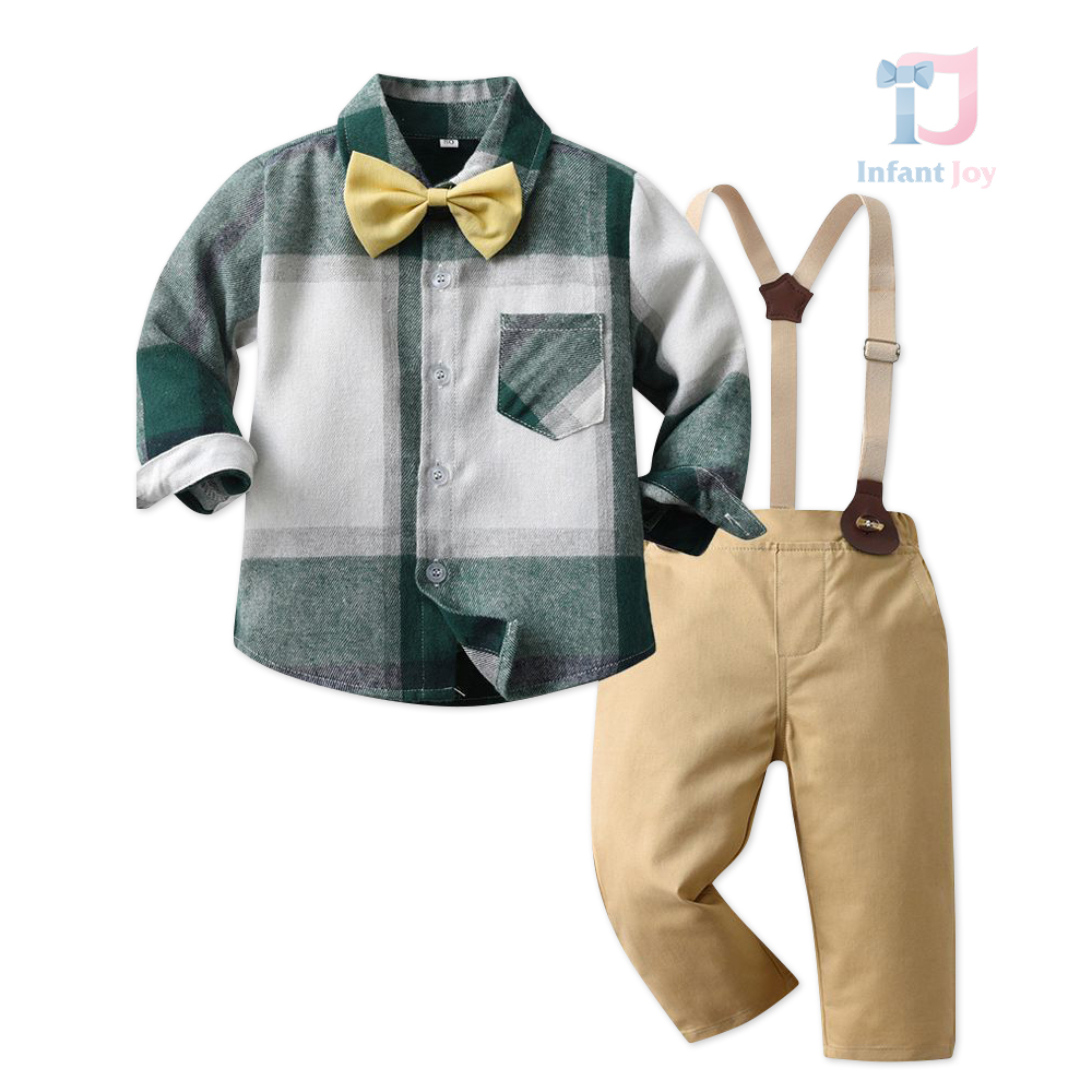 Set elegant de 4 piese cu papion și bretele Dashing Duo