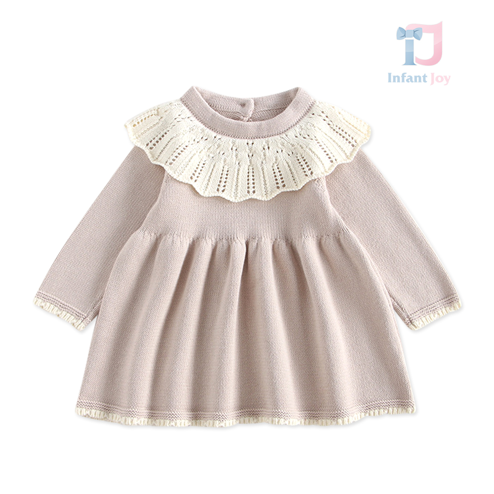 Rochie tricotata cu dantela frantuzeasca tricotata Cinderella