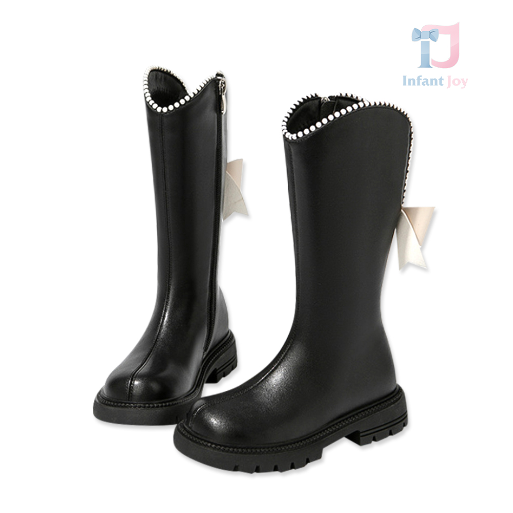 Cizme elegante Premium cu perle și panglici Miss Caprice