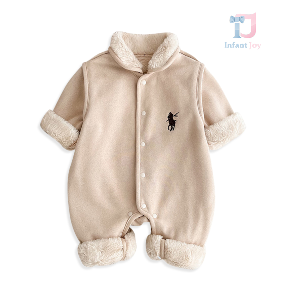 Salopetă călduroasă cu umplutură generoasă și broderie Polo Winter Rider