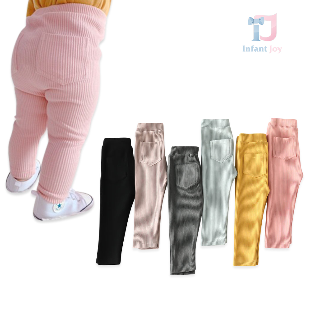 Colanți din rips de înaltă calitate cu talie elastică și buzunare adăugate SnugFit – 6 culori