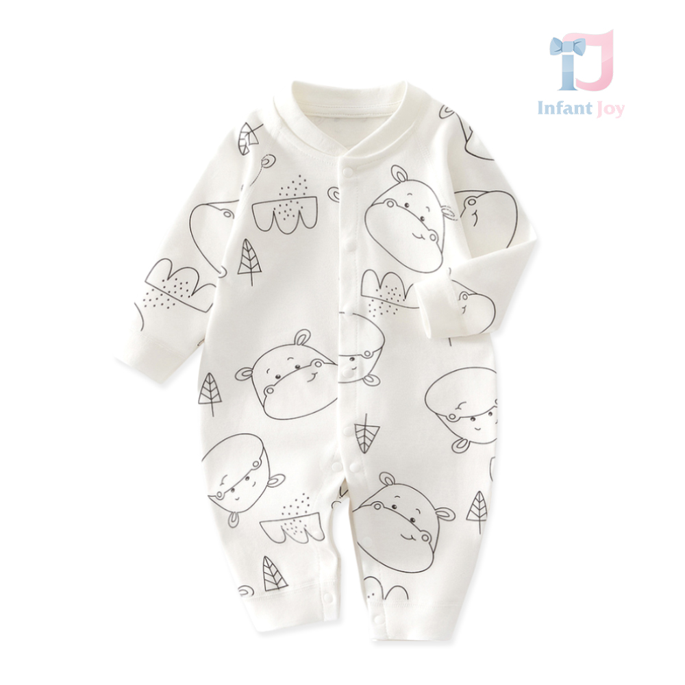 Salopetă premium din 100% bumbac cu model pentru copii Forest Walk