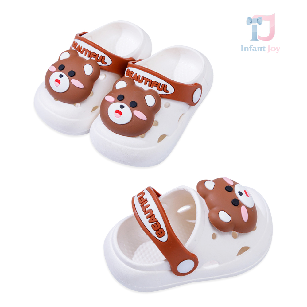 Șlapi tip Crocs cu imprimeu 3D Cute Bear