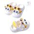 Șlapi tip Crocs cu imprimeu 3D White Giraffe