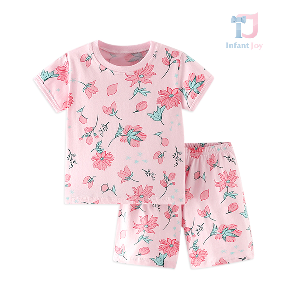Set de 2 piese cu imprimeu floral delicat Girly Flower Fields