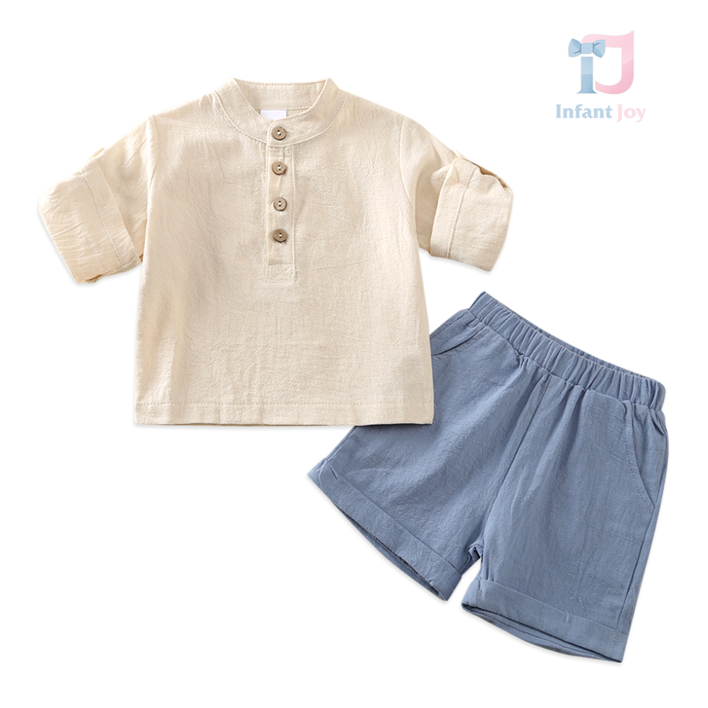 Set premium de 2 piese din 100% in Natural Breeze Navy