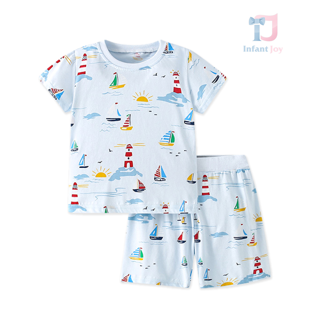 Set de 2 piese cu imprimeu marin Sea Time