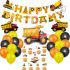Set de 21 de piese: baloane (folie și latex), accesorii de hârtie și decorațiune suspendată – Happy Birthday Engineer