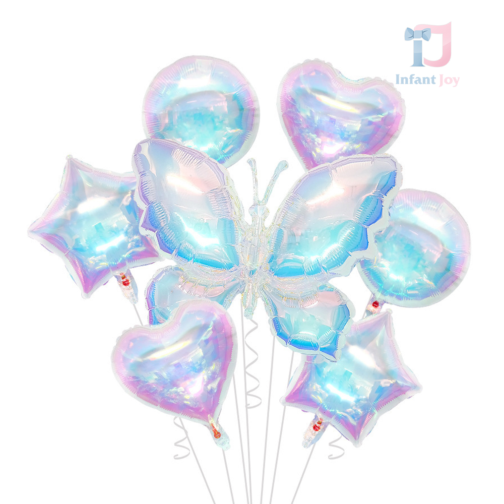 Set de 7 de piese: baloane ombre din folie – Butter Dream