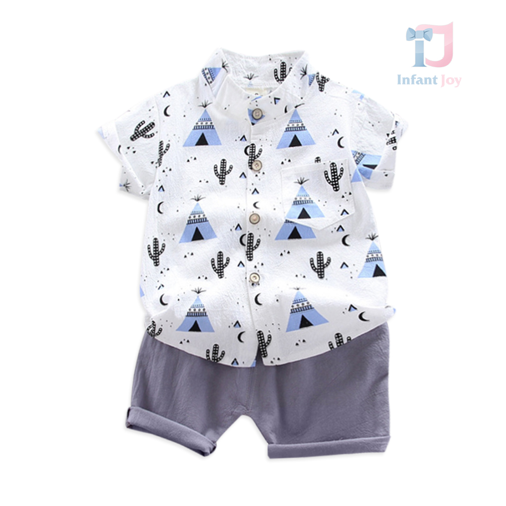 Set sport elegant de 2 piese din cămașă cu imprimeu și pantaloni scurți Nomad Bloom