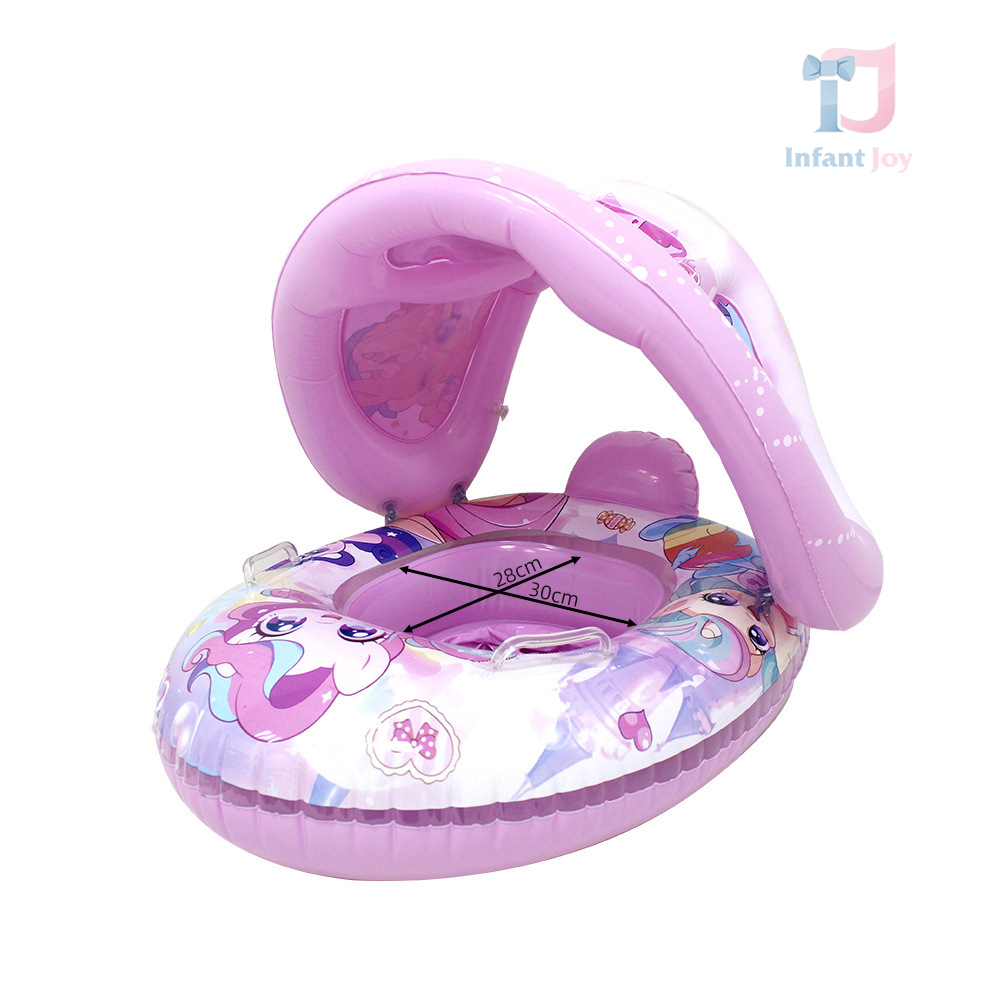 Centură pentru copii cu mânere, scaun și copertină Unicorn Magic