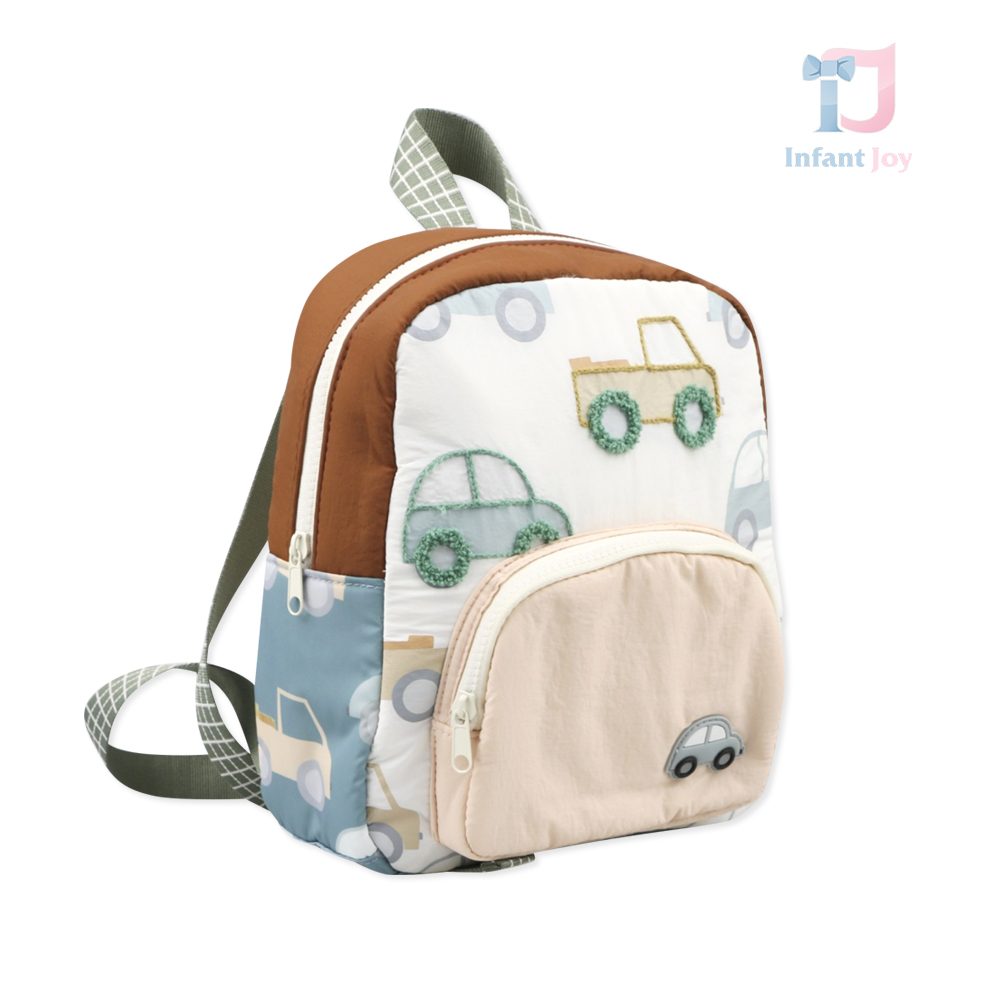 Ghiozdan pentru copii din imprimeu 3D cu mașini Car Adventure