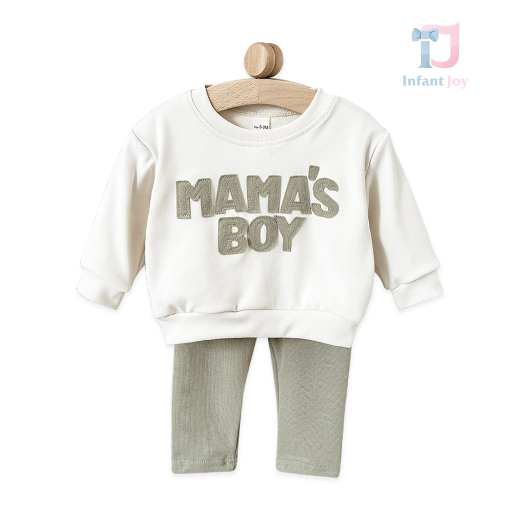 Set sportiv de 2 piese cu hanorac și colanți Mama’s Boy