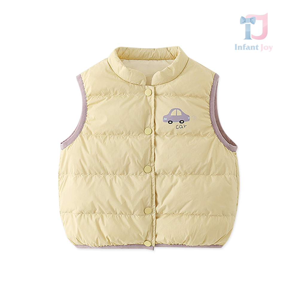 Vesta premium reversibilă, impermeabilă, cu puf de gâscă Fast Car