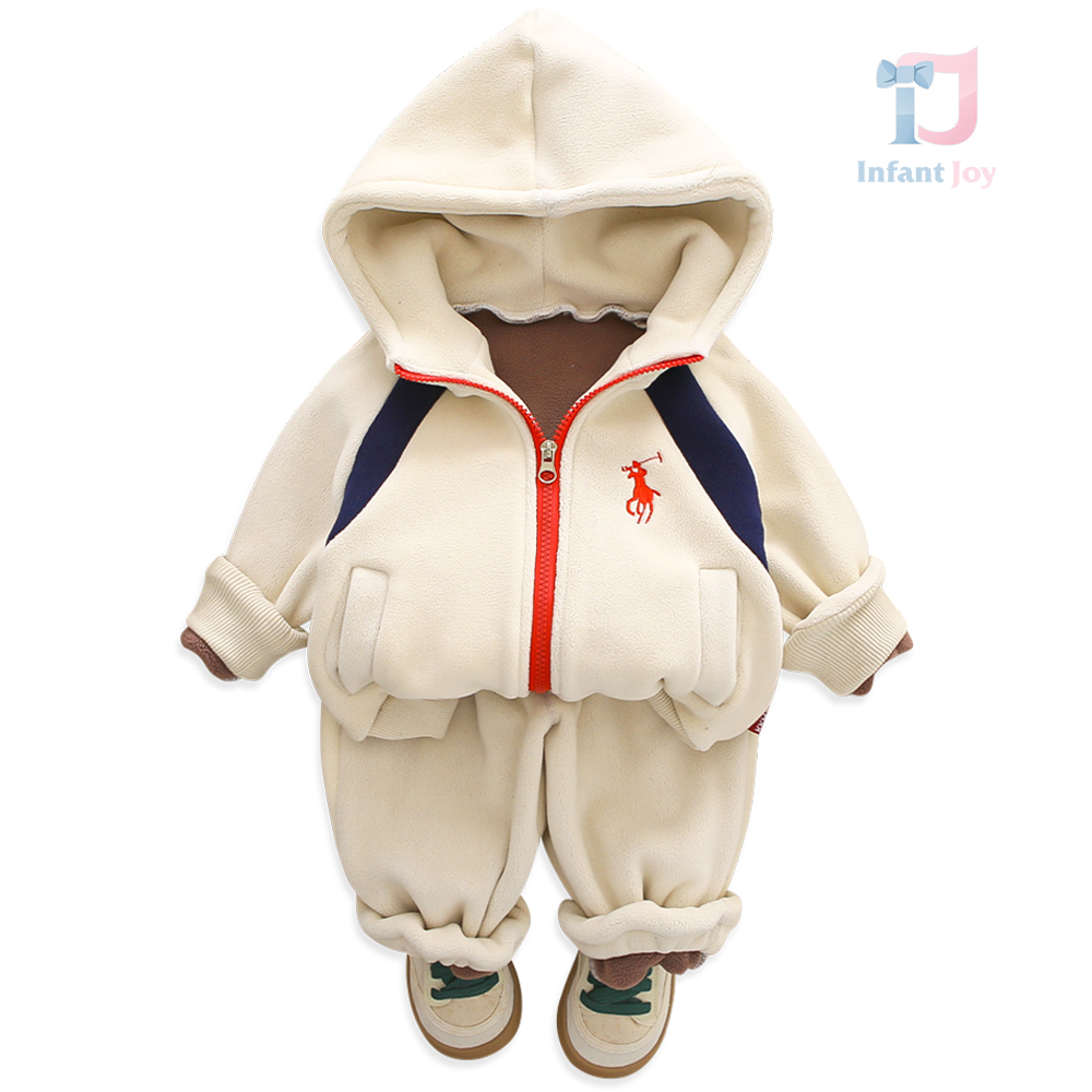 Set sport moale de 2 piese cu hanorac cu glugă și pantaloni Polar Motion