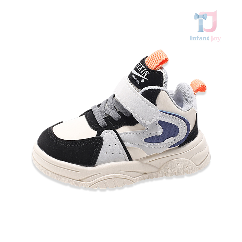 Pantofi sport înalți cu șireturi și închidere cu arici Terra Step Blue