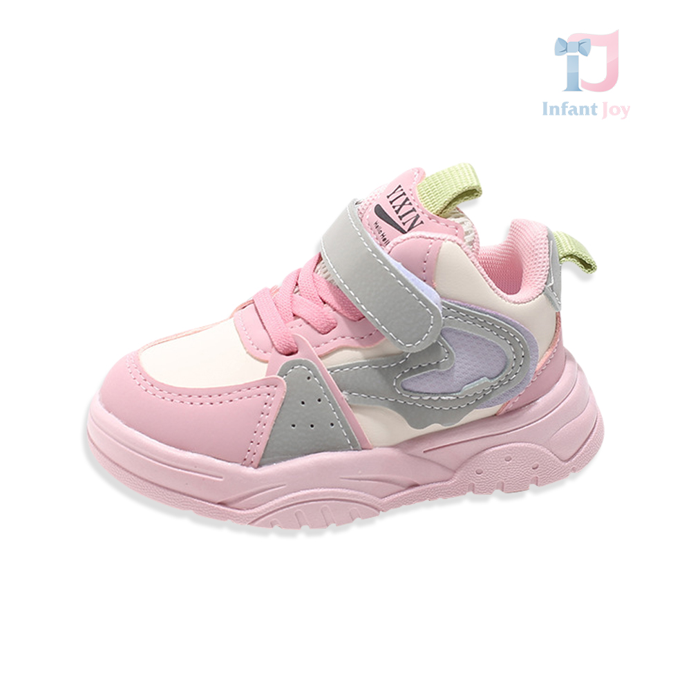 Pantofi sport înalți cu șireturi și închidere cu arici Terra Step Pink